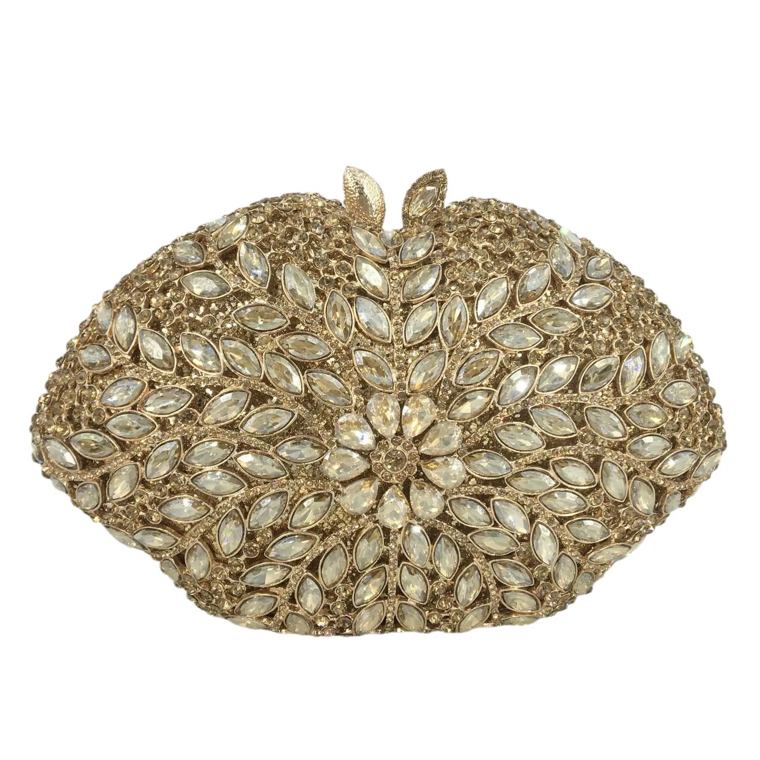 Boutique De FGG Women Gold Flower Clutch Purse Crystal Evening Bags Wedding Party Bridal Clutch Rhinestones Handbags and Purses Mini Clutch
Boutique De FGG Women Gold Flower Clutch Purse Crystal Evening Bags Wedding Party Bridal Clutch Rhinestones Handbags and Purses Mini Clutch