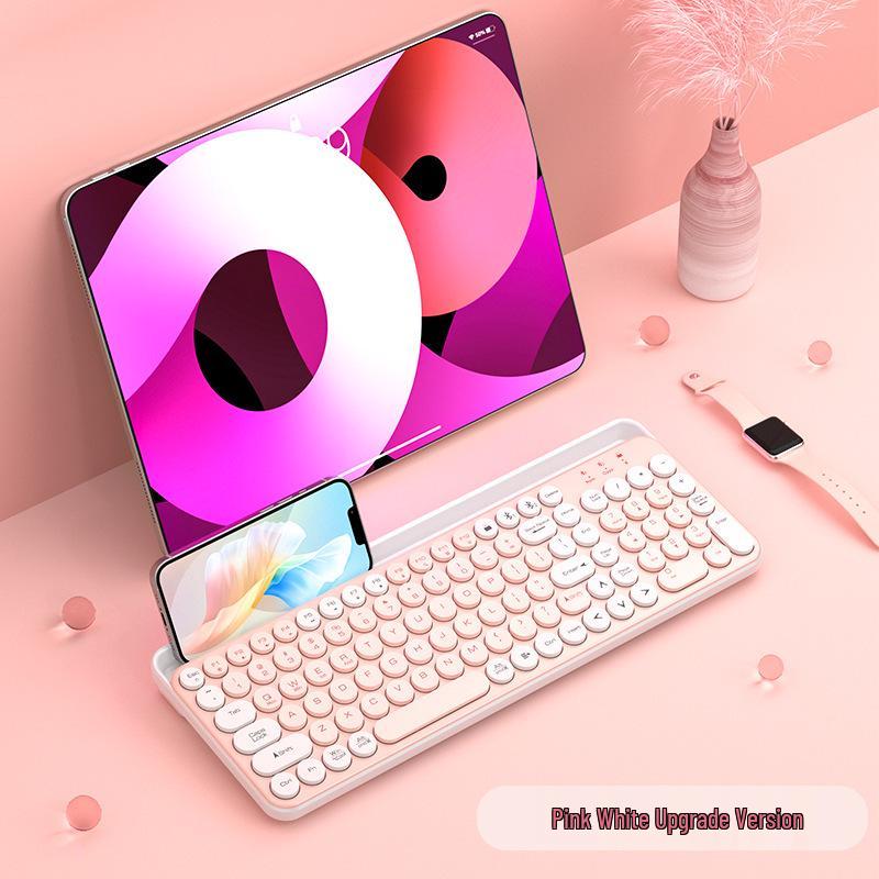 Retro Round Keycap Dual-Mode Wireless Bluetooth Keyboard & Mouse Set for Laptop, Desktop, Mobile, and Tablet
Retro Round Keycap Dual-Mode Wireless Bluetooth Keyboard & Mouse Set for Laptop, Desktop, Mobile, and Tablet