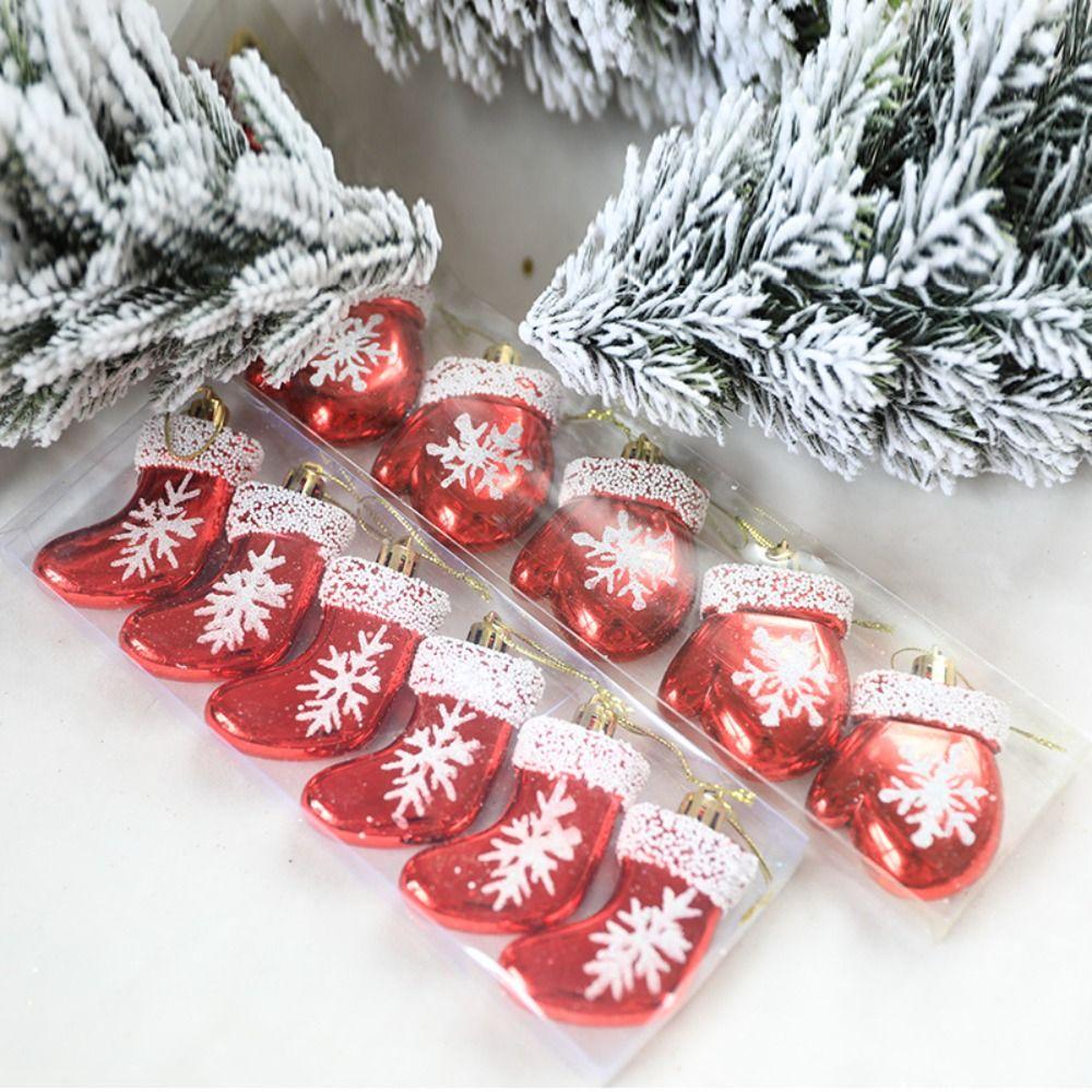 6pcs/set Red Xmas Tree Hanging Pendant Cute Xmas Tree Balls Christmas Small Boots Home gloves
6pcs/set Red Xmas Tree Hanging Pendant Cute Xmas Tree Balls Christmas Small Boots Home gloves