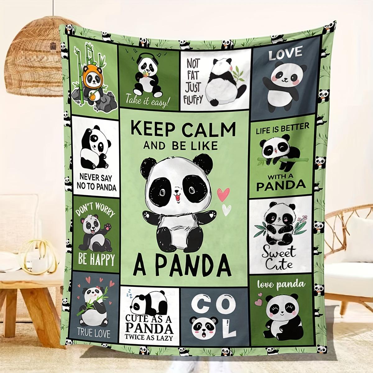 1pcs Panda pattern blanket, cute, personalized, soft, comfortable, suitable for all seasons, holiday gift decoration blanket 75cmx90cm
1pcs Panda pattern blanket, cute, personalized, soft, comfortable, suitable for all seasons, holiday gift decoration blanket 75cmx90cm