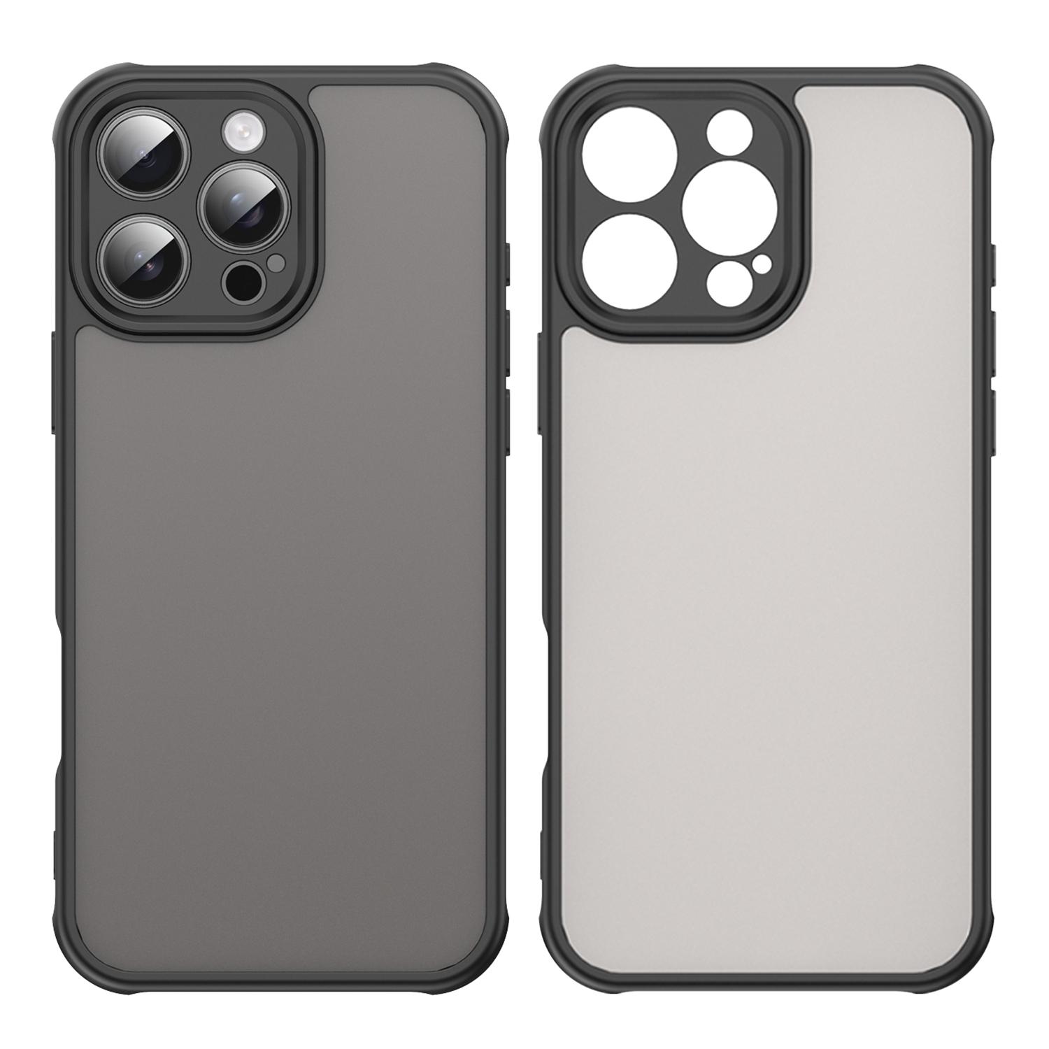 For iPhone 16 Pro Max Case Drop Proof Airbags Frosted Translucent PC+TPU Phone Back Cover Purple
For iPhone 16 Pro Max Case Drop Proof Airbags Frosted Translucent PC+TPU Phone Back Cover Purple