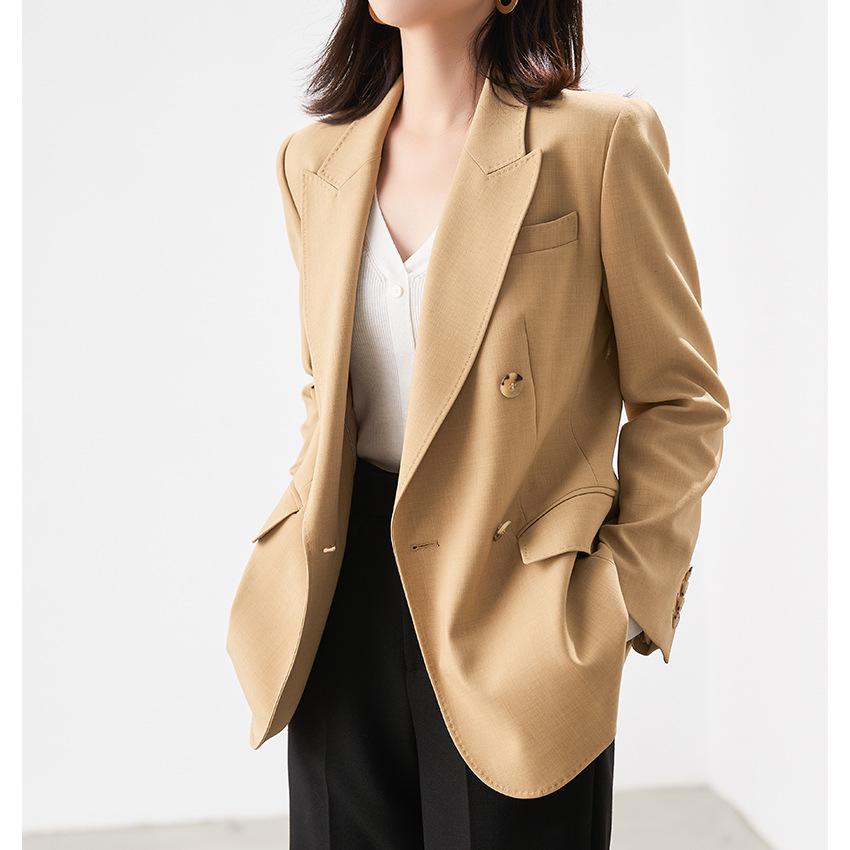 Women s Double-Breasted Slim-Fit Blazer - Formal High-End Jacket for Spring and Autumn Large
Women s Double-Breasted Slim-Fit Blazer - Formal High-End Jacket for Spring and Autumn Large