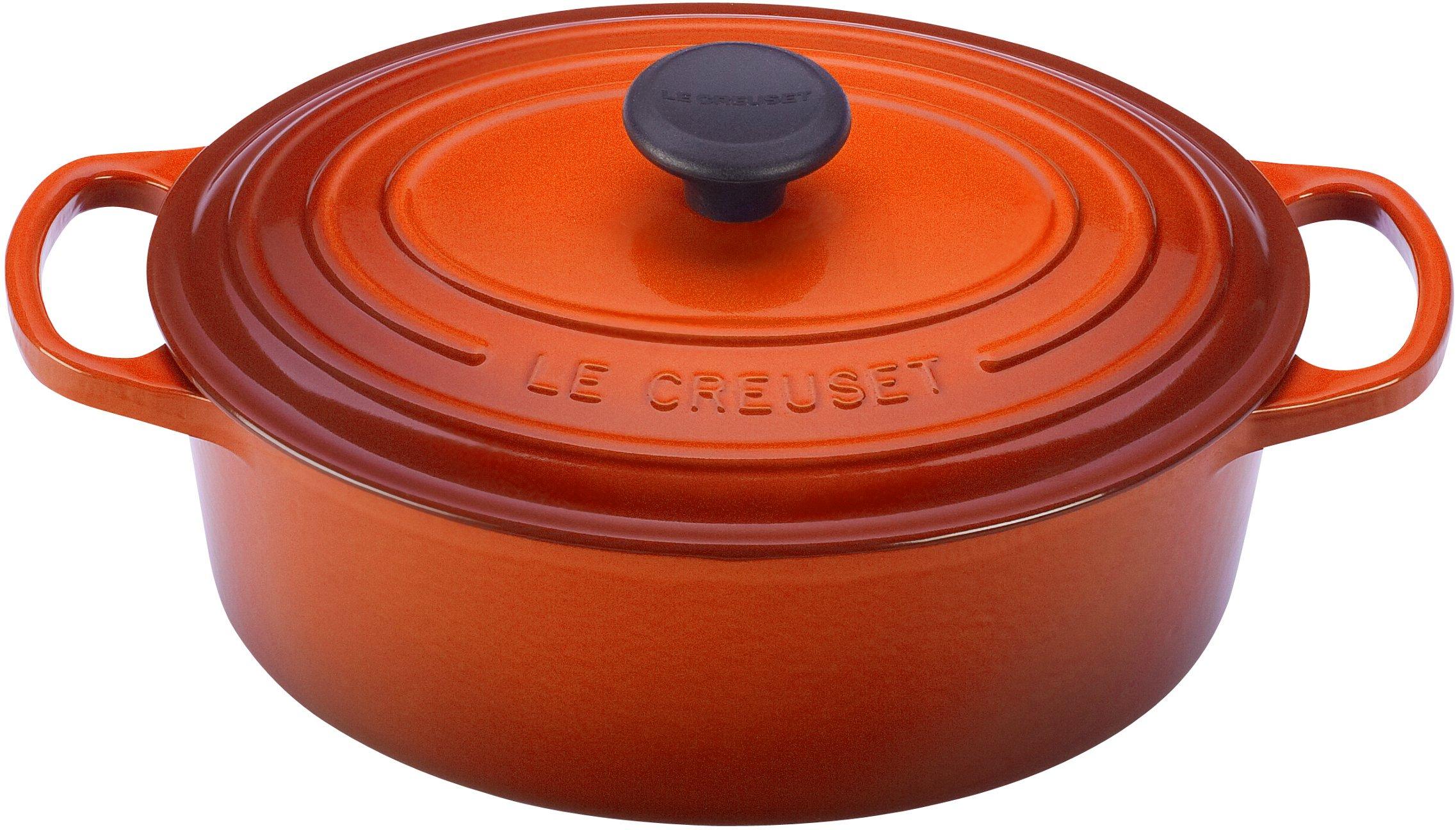 Le Creuset Signature Cocotte Oval 25cm Orange Gas IH Oven Compatible
Le Creuset Signature Cocotte Oval 25cm Orange Gas IH Oven Compatible