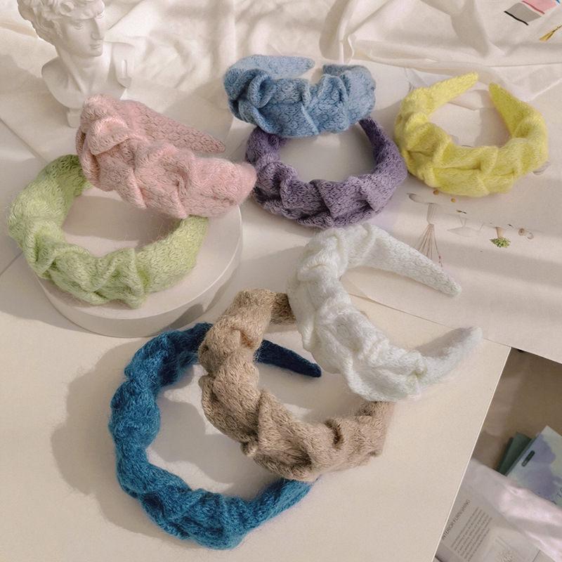 Шерстяная повязка на голову с широкими краями, вязаная нежная винтажная женская плиссированная заколка для волос с
Шерстяная повязка на голову с широкими краями, вязаная нежная винтажная женская плиссированная заколка для волос с