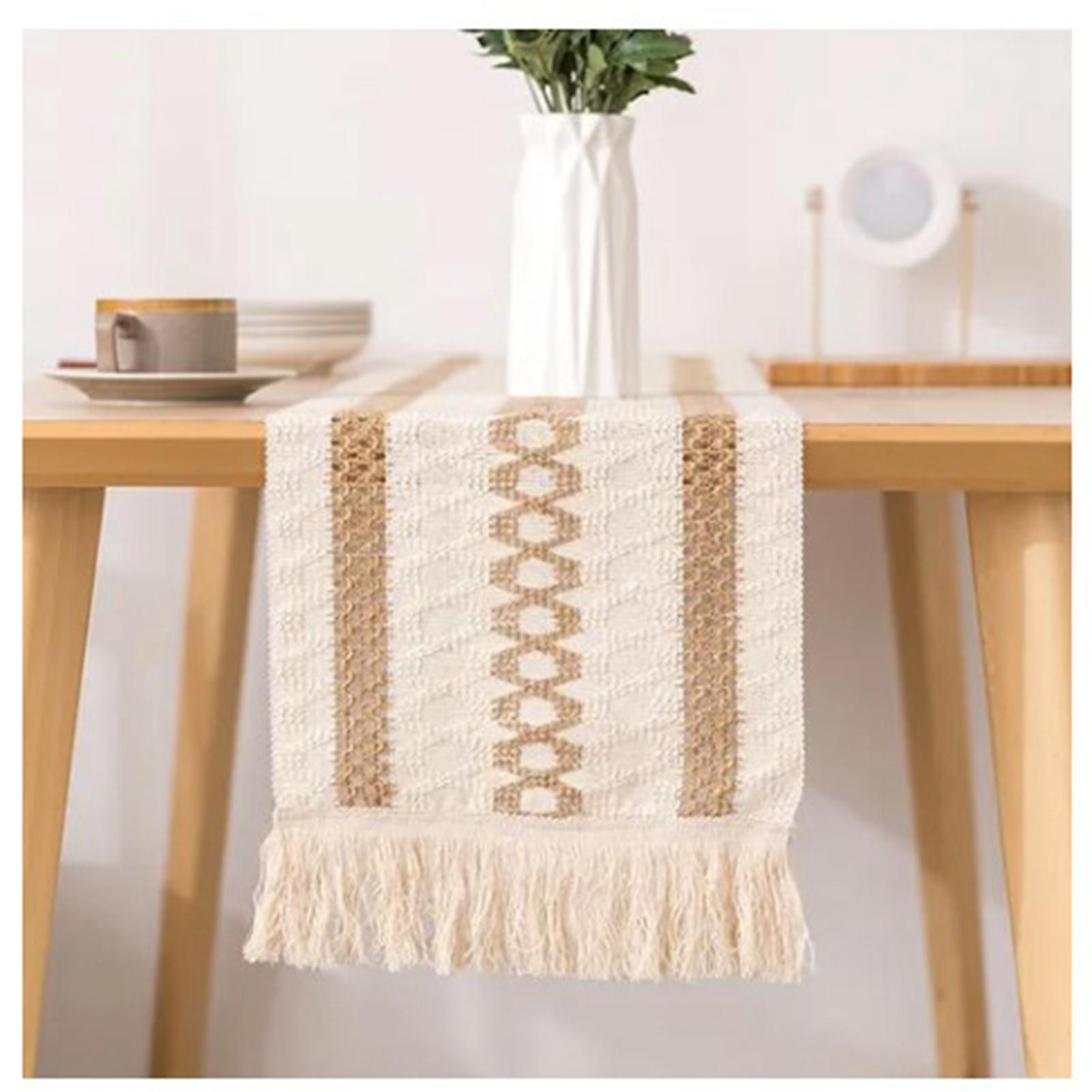 Table Runner Cotton Linen Splicing Wedding Party Table Runner with Tassels Wedding Party Decoration
Table Runner Cotton Linen Splicing Wedding Party Table Runner with Tassels Wedding Party Decoration
