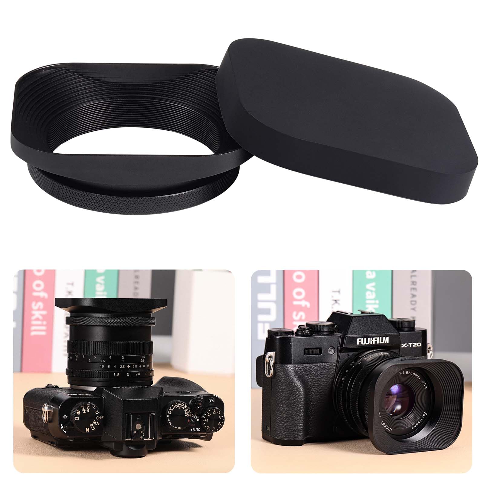 Yullmu Lens Hood 52mm Made of High Strength 6000 Series Aluminum Alloy for Nikon Nikkor Z 28mm 40mm F2 Fujifilm Fujinon XC XF 18mm F2 Black F2.8 SE,
Yullmu Lens Hood 52mm Made of High Strength 6000 Series Aluminum Alloy for Nikon Nikkor Z 28mm 40mm F2 Fujifilm Fujinon XC XF 18mm F2 Black F2.8 SE,