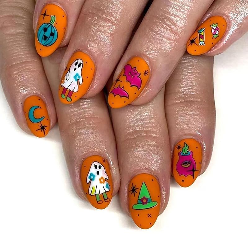 Halloween Press on Nails Medium Long Fake Nails with Spider Rhinestones Blood Drop Designs Black Bird White Gradient False Nails Full Cover Gothic Halloween -9
Halloween Press on Nails Medium Long Fake Nails with Spider Rhinestones Blood Drop Designs Black Bird White Gradient False Nails Full Cover Gothic Halloween -9