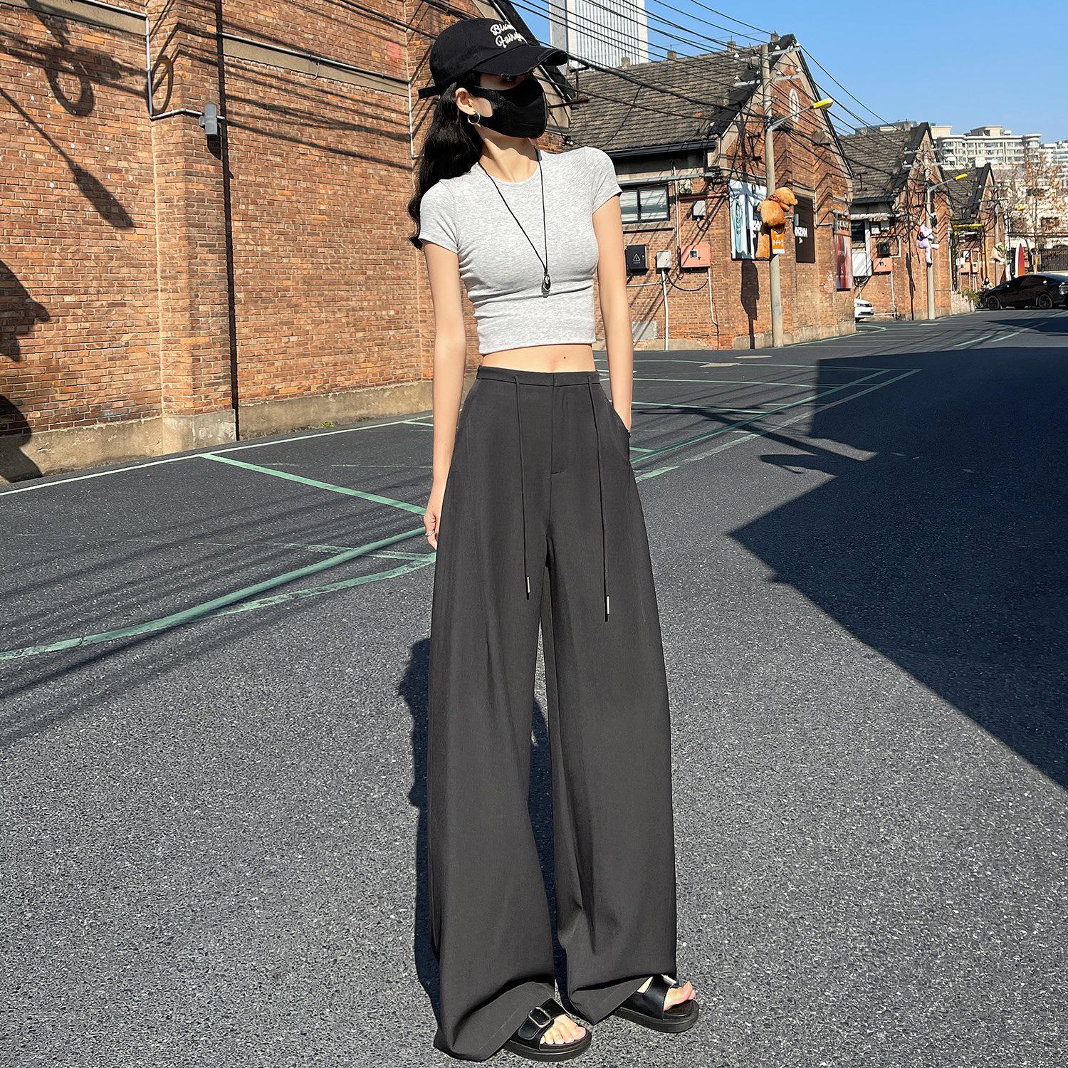 Apricot Women s High-Waisted Wide-Leg Slimming Suit Pants - Versatile Loose Fit for Spring/Summer XL сірий колір
Apricot Women s High-Waisted Wide-Leg Slimming Suit Pants - Versatile Loose Fit for Spring/Summer XL сірий колір