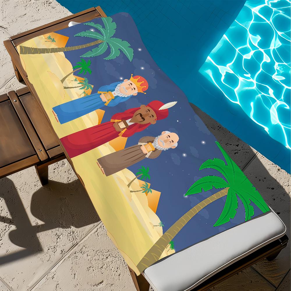 Towel Beach Bath Magi Quick-Drying Lightweight Portable Sauna Camping Reyes Magos Swim Pool Travel W40*H60(CM)
Towel Beach Bath Magi Quick-Drying Lightweight Portable Sauna Camping Reyes Magos Swim Pool Travel W40*H60(CM)