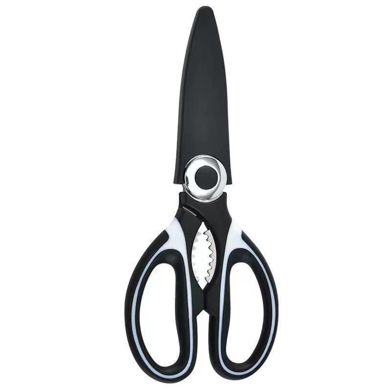 Багатофункціональні кухонні ножиці: Різак для курячих кісток з нержавіючої сталі, домашні ножиці для м’яса, скребок для риб’ячої луски, відкривачка для пляшок. Electroplating Cover, 2.5mm
Багатофункціональні кухонні ножиці: Різак для курячих кісток з нержавіючої сталі, домашні ножиці для м’яса, скребок для риб’ячої луски, відкривачка для пляшок. Electroplating Cover, 2.5mm