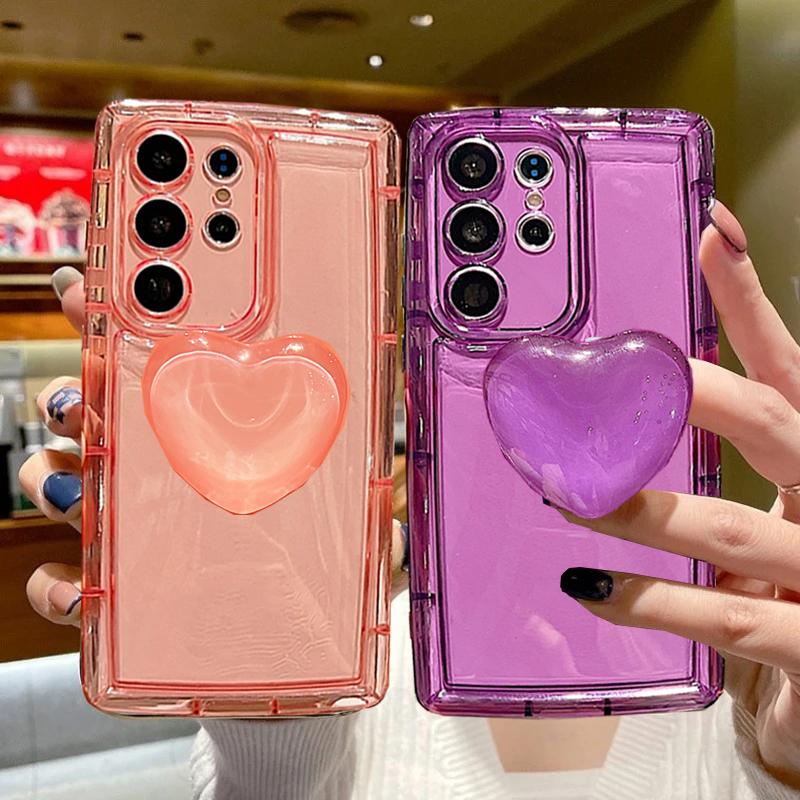 Прозрачный мягкий чехол с подставкой в форме сердца для Samsung Galaxy S23 Ultra S22 S21 Plus A04s Xiaomi Redmi Note 12 11 iPhone 14 13 12 11 Pro Max, чехол из ТПУ
Прозрачный мягкий чехол с подставкой в форме сердца для Samsung Galaxy S23 Ultra S22 S21 Plus A04s Xiaomi Redmi Note 12 11 iPhone 14 13 12 11 Pro Max, чехол из ТПУ