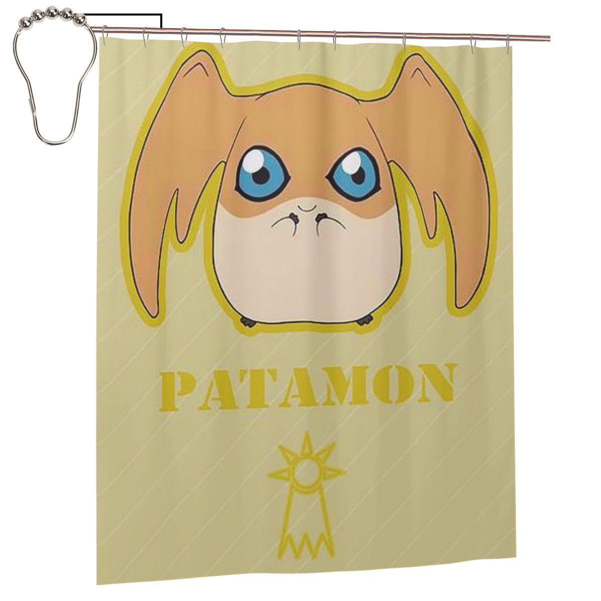 Anime Digimon Patamon Shower Curtain Bathroom Polyester Waterproof Bath Curtains With Hooks W60H190(CM)-1 Pcs
Anime Digimon Patamon Shower Curtain Bathroom Polyester Waterproof Bath Curtains With Hooks W60H190(CM)-1 Pcs