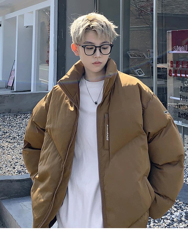 Men s Trendy Loose-Fit Stand Collar Cotton Jacket - Winter Hong Kong Style Retro Coat L коричневий
Men s Trendy Loose-Fit Stand Collar Cotton Jacket - Winter Hong Kong Style Retro Coat L коричневий