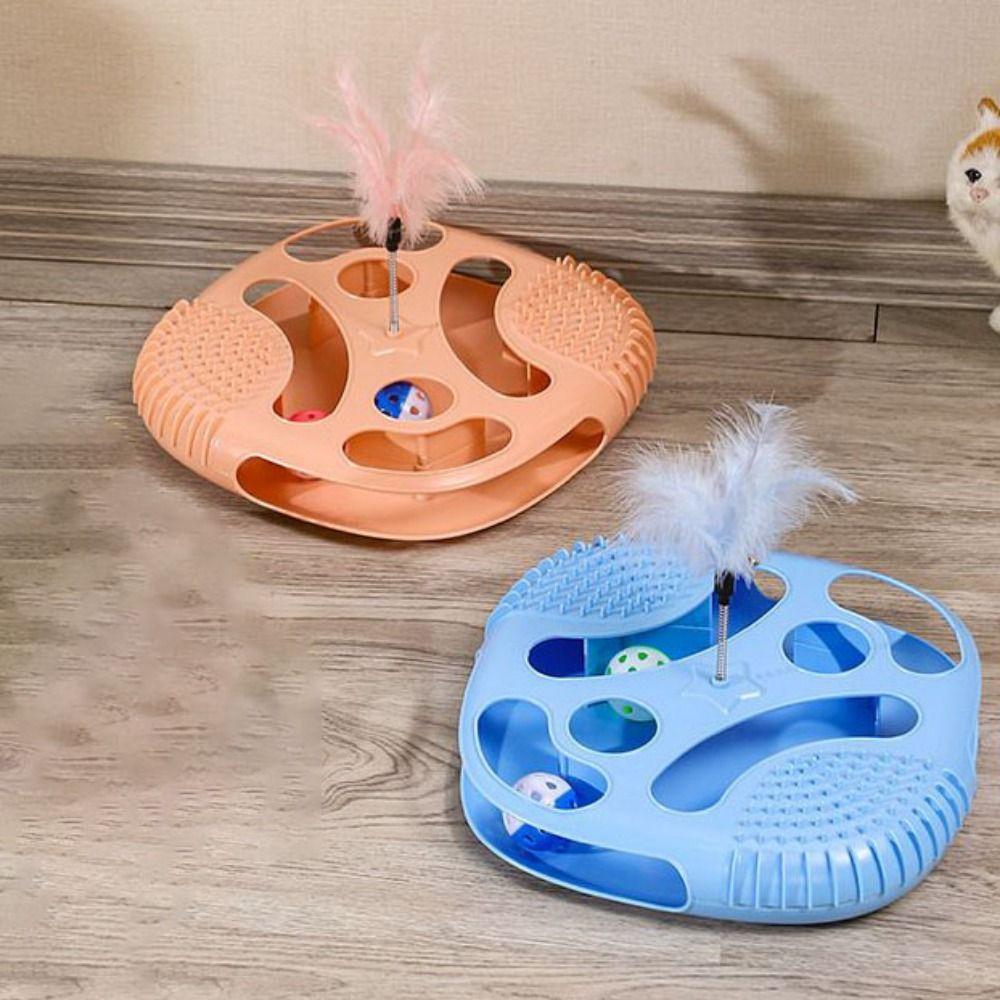 Intellectual Toys Cat Toy Maze Box With Exercise Balls Cat Game Turntable Digging Holes жовтий
Intellectual Toys Cat Toy Maze Box With Exercise Balls Cat Game Turntable Digging Holes жовтий