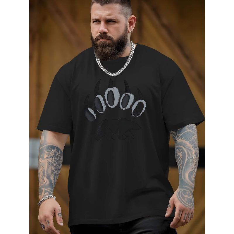 European sizes Bear Claw Summer Men s Oversized Print T-Shirts High-quality Large Size Street Clothing Fashion Comfortable T-Shirts XL чорний
European sizes Bear Claw Summer Men s Oversized Print T-Shirts High-quality Large Size Street Clothing Fashion Comfortable T-Shirts XL чорний