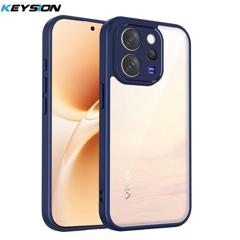 KEYSION Transparent Phone Case for VIVO V70 Soft Silicone+PC HD Clear Simple Shockproof Phone Back Cover for VIVO V70 5G for VIVO V70 синий
KEYSION Transparent Phone Case for VIVO V70 Soft Silicone+PC HD Clear Simple Shockproof Phone Back Cover for VIVO V70 5G for VIVO V70 синий