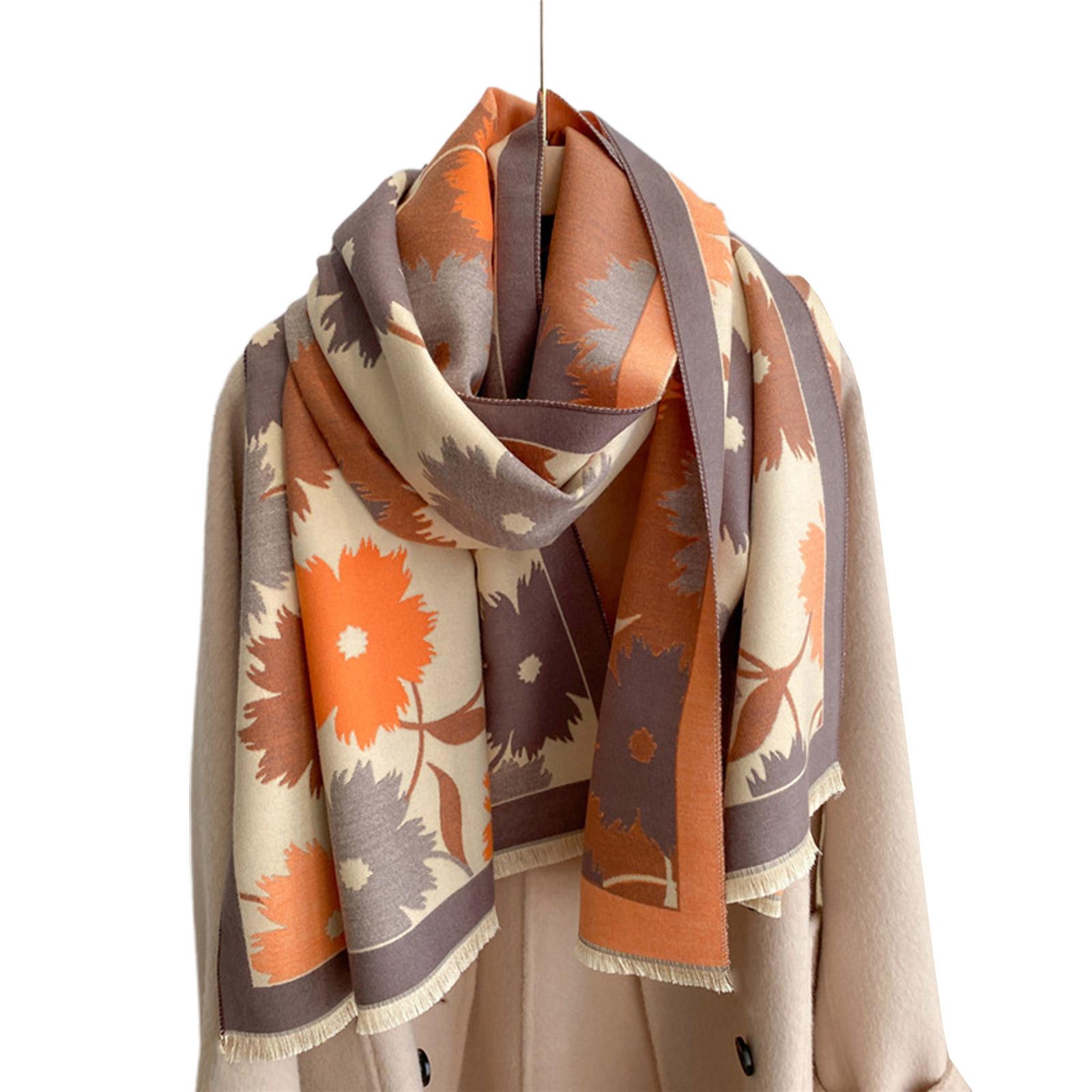 Women Autumn Winter Flower Pattern Scarf Slim Neckerchief Soft Colorful Flower Warm Knitted Neck Guard All-match Shawl 1 оранжевый/бежевый
Women Autumn Winter Flower Pattern Scarf Slim Neckerchief Soft Colorful Flower Warm Knitted Neck Guard All-match Shawl 1 оранжевый/бежевый