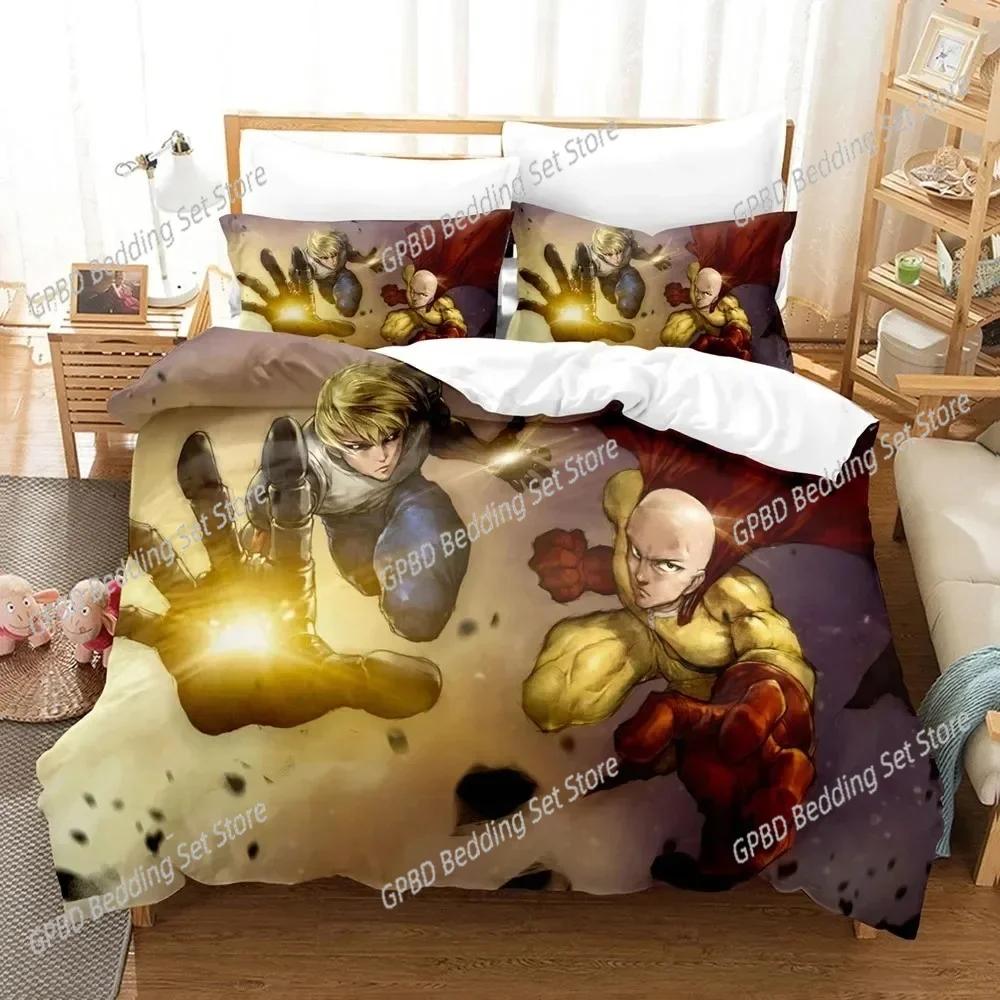 Аниме One-Punch Man Сайтама Комплект постельного белья 3D-печать Подходит для спальни Мягкий комплект пододеяльника С наволочками Детский домашний текстиль 100*200cm Single
Аниме One-Punch Man Сайтама Комплект постельного белья 3D-печать Подходит для спальни Мягкий комплект пододеяльника С наволочками Детский домашний текстиль 100*200cm Single