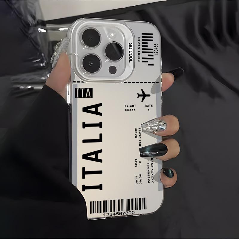 Italian boarding pass phone case suitable for 15promax iphone11/11proamax/11pro/12/12pro/12promax/13/13pro/13promax/14 IPhone 14 Pro Max белый
Italian boarding pass phone case suitable for 15promax iphone11/11proamax/11pro/12/12pro/12promax/13/13pro/13promax/14 IPhone 14 Pro Max белый