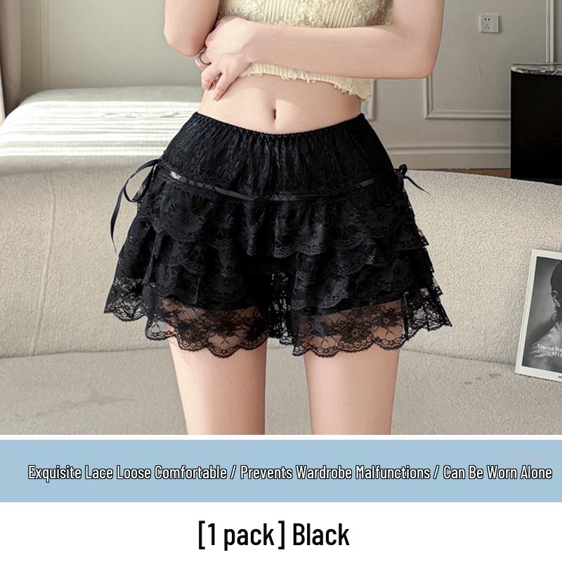 2026 Summer Lace Tie-up Safety Pants with Non-Roll Hem – Wearable Under Puffy Skirts or Alone, JK Style Underwear XL 120-140 Jin чёрный
2026 Summer Lace Tie-up Safety Pants with Non-Roll Hem – Wearable Under Puffy Skirts or Alone, JK Style Underwear XL 120-140 Jin чёрный