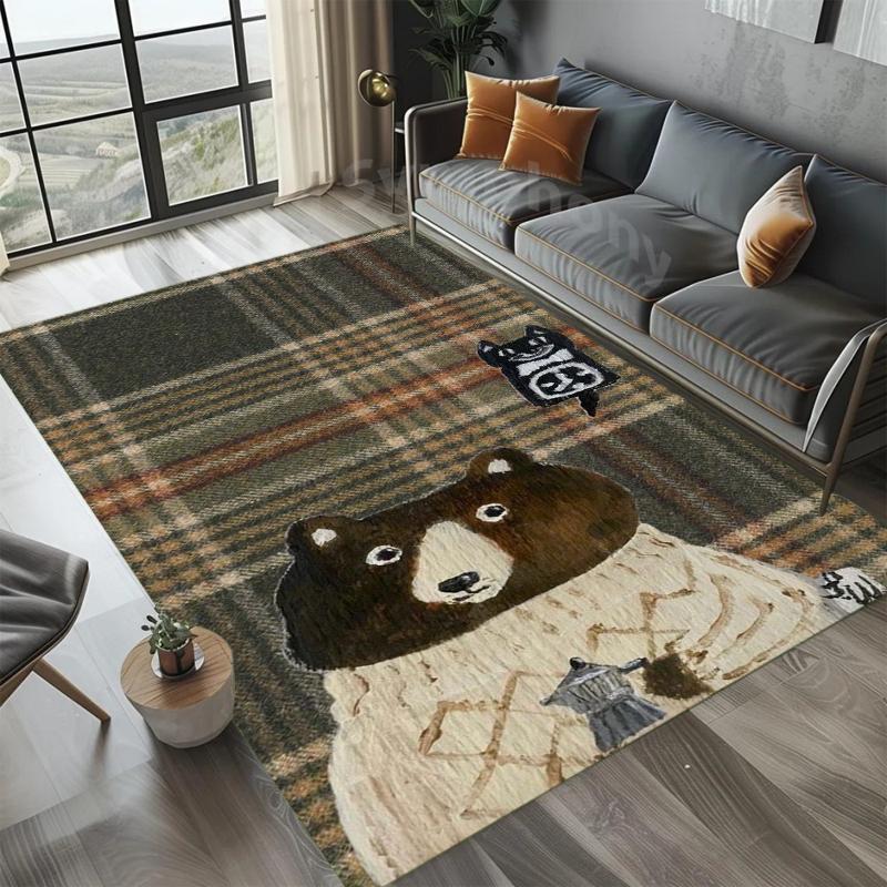 Retro Cartoon Animal Carpet Mat Rug Home Decoration Living Room Bedroom Bear Cat Funny Art Pattern Non Slip Soft Floor Mat 40X60CM
Retro Cartoon Animal Carpet Mat Rug Home Decoration Living Room Bedroom Bear Cat Funny Art Pattern Non Slip Soft Floor Mat 40X60CM