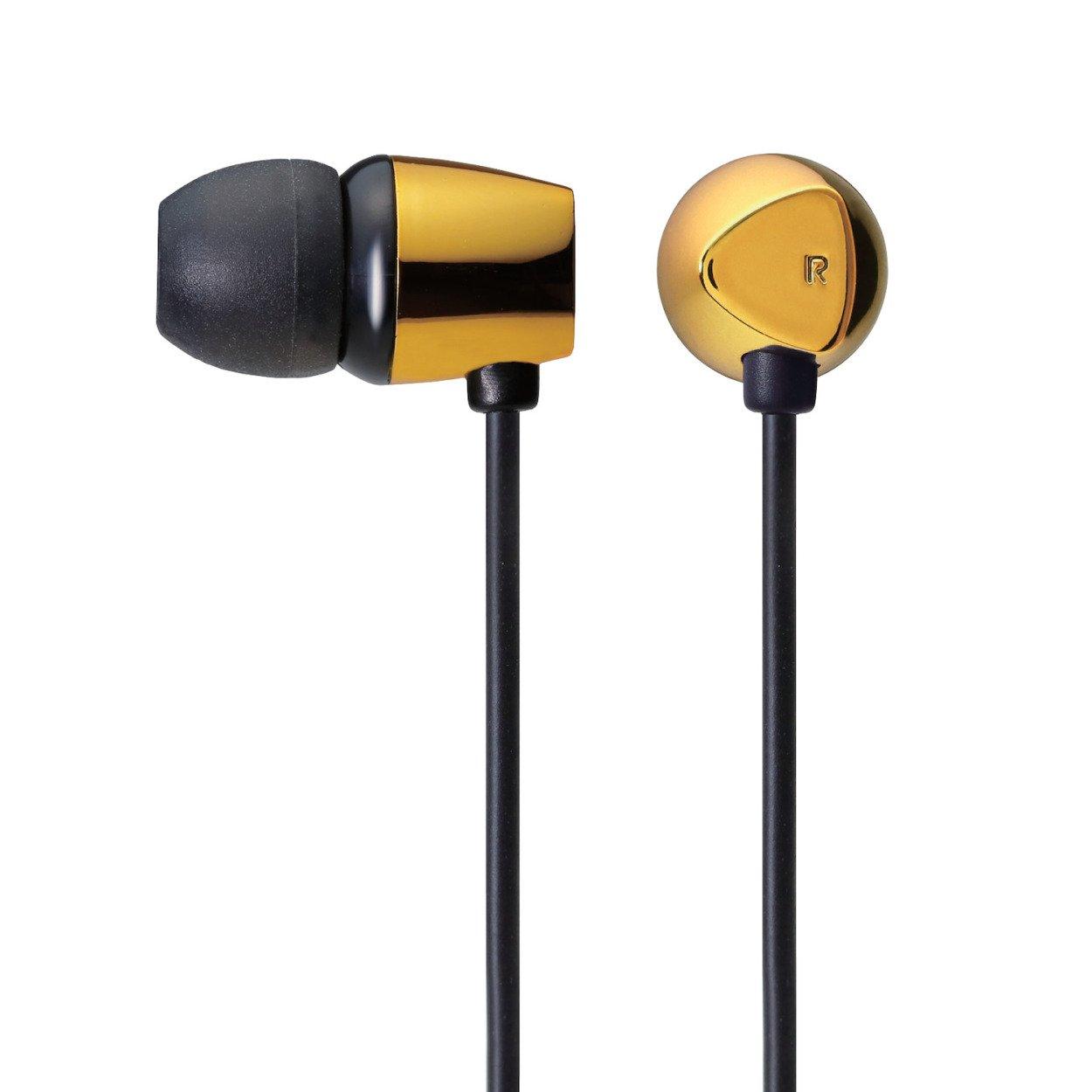 ELECOM Stereo Earphones Emperor Series Gold EHP-CN210AGD with increased resolution and clear high range, transparent midrange, and rich low range
ELECOM Stereo Earphones Emperor Series Gold EHP-CN210AGD with increased resolution and clear high range, transparent midrange, and rich low range
