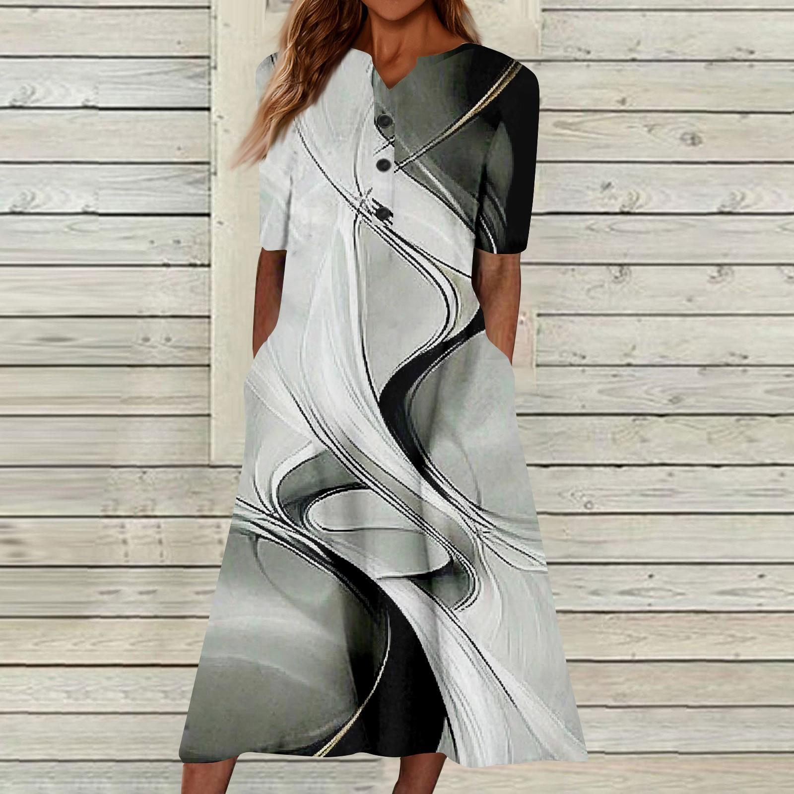 Women s Summer Casual Floral ,Gradient, Printed Short Sleeve Dress XXL
Women s Summer Casual Floral ,Gradient, Printed Short Sleeve Dress XXL