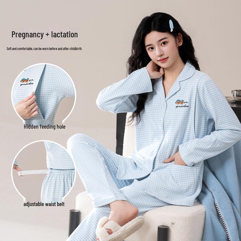 Утепленный комплект пижамы для беременных 270 г для осени/зимы - Двусторонний начесанный фланелевый домашний костюм для послеродового комфорта XXL (suggested 140-160 jin)
Утепленный комплект пижамы для беременных 270 г для осени/зимы - Двусторонний начесанный фланелевый домашний костюм для послеродового комфорта XXL (suggested 140-160 jin)