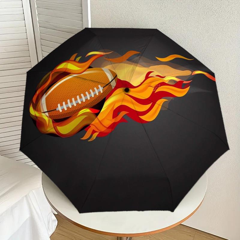 1pc Flaming Football Illustration Umbrella with Plastic Handle,Suitable for All Seasons Home Travel Outdoor UmbrellaDD460
1pc Flaming Football Illustration Umbrella with Plastic Handle,Suitable for All Seasons Home Travel Outdoor UmbrellaDD460