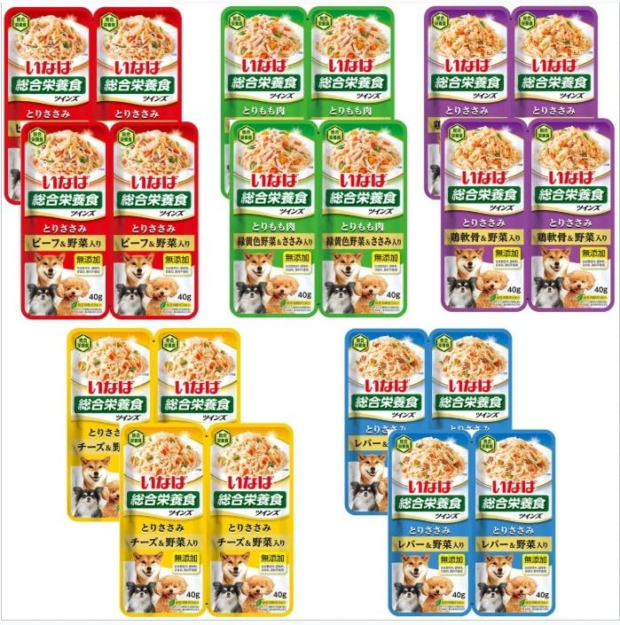 Inaba Twins 5 2 Bags of Chicken Breast and Thigh Meat Bags Free Shipping from Amazon Warehouse Varieties, 80g, (10 Total)
Inaba Twins 5 2 Bags of Chicken Breast and Thigh Meat Bags Free Shipping from Amazon Warehouse Varieties, 80g, (10 Total)