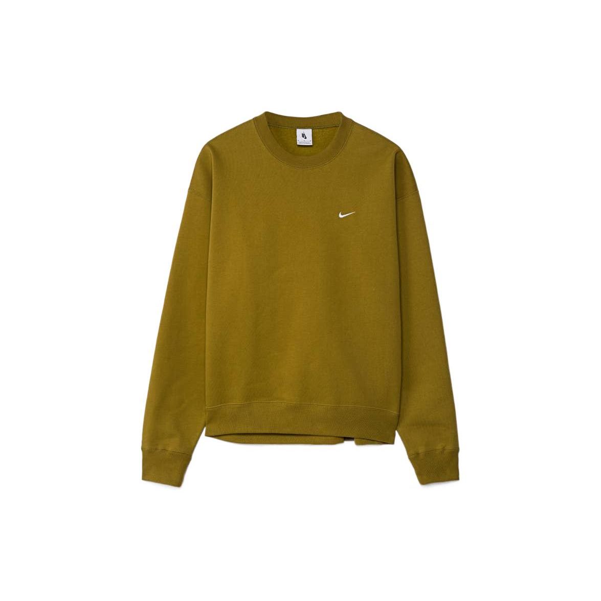 Nike Solo Swoosh Embroidered Logo Crew Neck Sweatshirt Unisex Tops Mustard CV0554-318 XL
Nike Solo Swoosh Embroidered Logo Crew Neck Sweatshirt Unisex Tops Mustard CV0554-318 XL