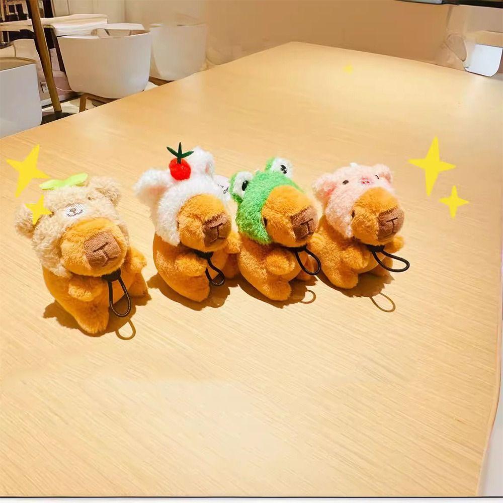 Soft Fluffty Doll Keyring Detachable Head Cove Bag Pendant Toy Capybara Keychain Kids розовый
Soft Fluffty Doll Keyring Detachable Head Cove Bag Pendant Toy Capybara Keychain Kids розовый