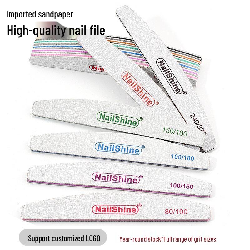 Imported Half-Moon Wear-Resistant Sandpaper Nail File - Double-Sided Durable Polishing Tool 17.8×2.8×0.5 cm
Imported Half-Moon Wear-Resistant Sandpaper Nail File - Double-Sided Durable Polishing Tool 17.8×2.8×0.5 cm