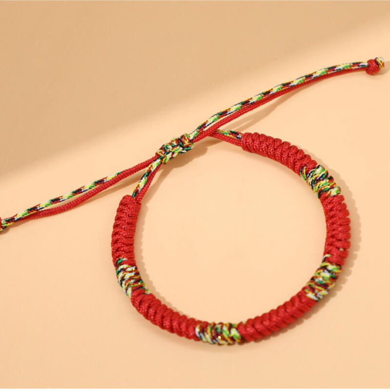 Point Five-Colored Bracelet Buddhist Goods Accessories Supplies Sesa red
Point Five-Colored Bracelet Buddhist Goods Accessories Supplies Sesa red