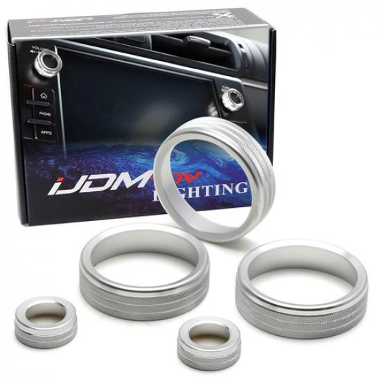 Silver Aluminum AC Stereo Tune Turn-Knob Covers For 22-up Subaru BRZ Toyota GR86
Silver Aluminum AC Stereo Tune Turn-Knob Covers For 22-up Subaru BRZ Toyota GR86