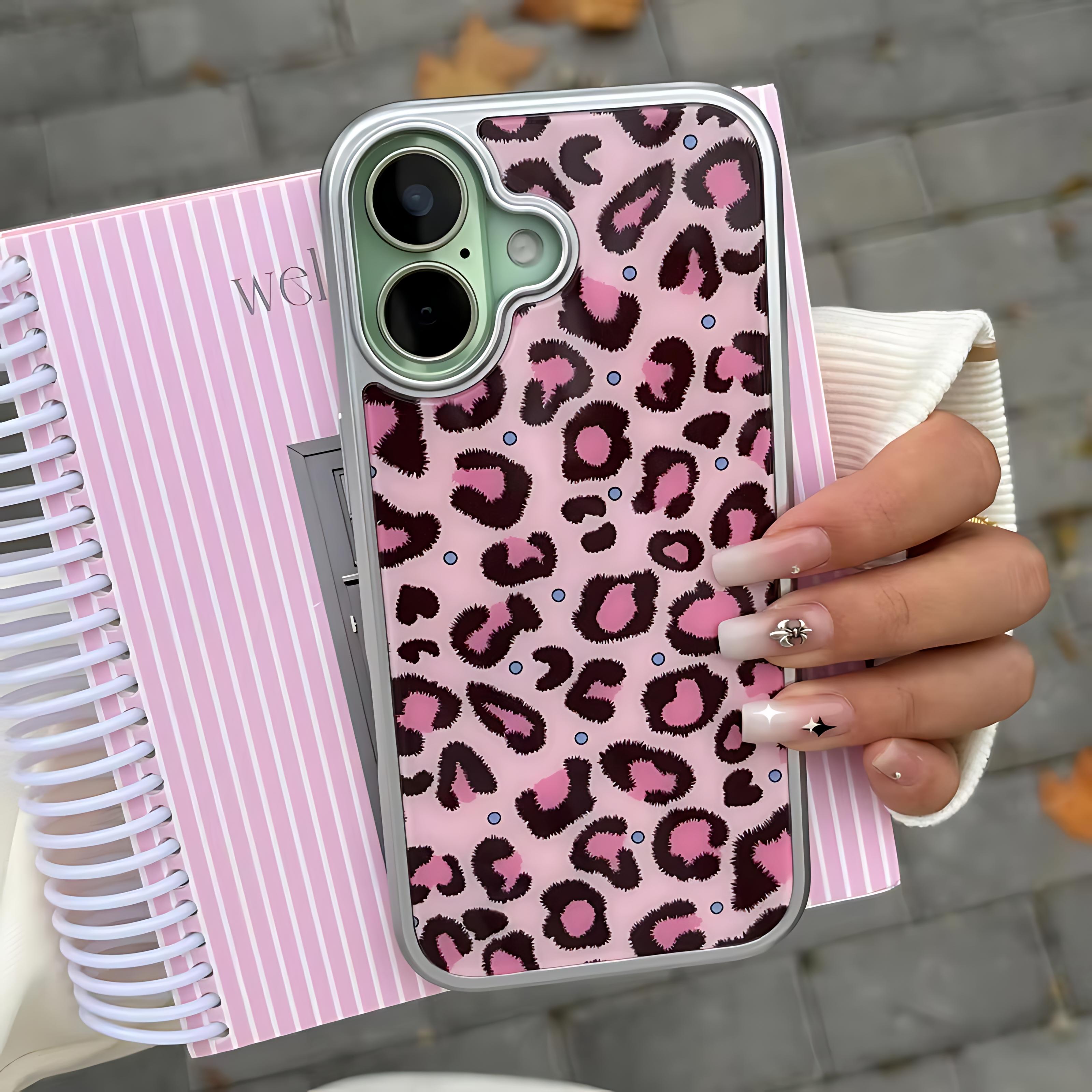 Retro Polka Dot Pink Leopard Print Phone Case for iPhone 17 16e 16 15 14 13 12 11 Air Pro Max X 8 7 Plus Luxury Clear Soft Cover iPhone 11
Retro Polka Dot Pink Leopard Print Phone Case for iPhone 17 16e 16 15 14 13 12 11 Air Pro Max X 8 7 Plus Luxury Clear Soft Cover iPhone 11