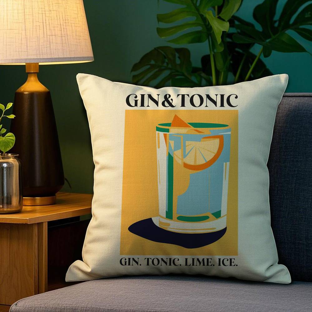 Pillow Case Sofa Living Room Bedroom Doublesided Printing Gin Tonic Cocktail Painting Square Cushion Nap Time Pillow Case 30x30cm
Pillow Case Sofa Living Room Bedroom Doublesided Printing Gin Tonic Cocktail Painting Square Cushion Nap Time Pillow Case 30x30cm