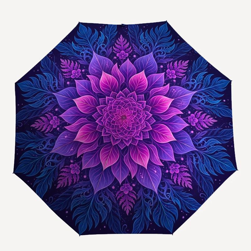 1pc Mandala, Floral Design, Symmetry Umbrella with Plastic Handle,Compact & Stylish,Suitable for All Seasons YS331075
1pc Mandala, Floral Design, Symmetry Umbrella with Plastic Handle,Compact & Stylish,Suitable for All Seasons YS331075