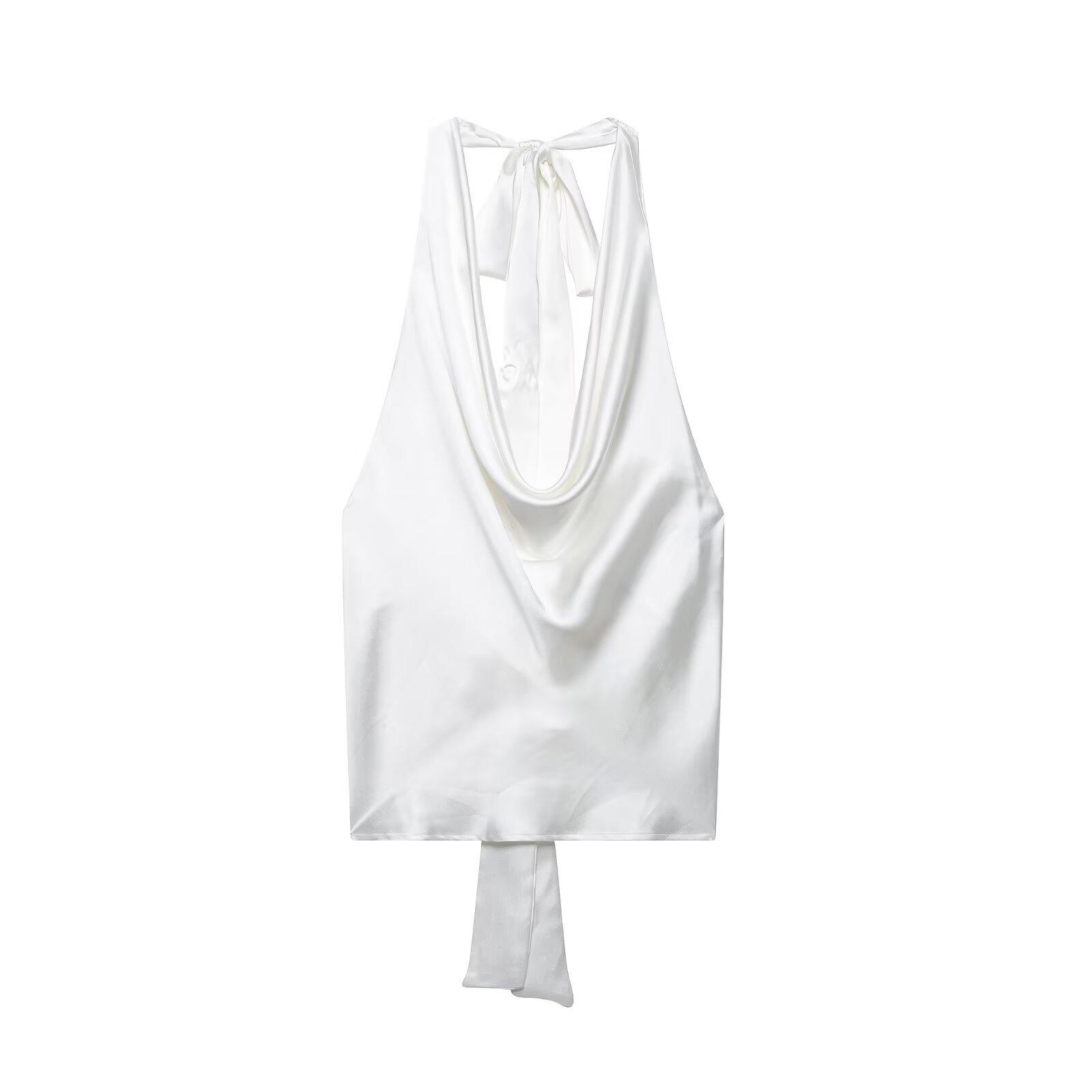 Летний женский топ-камезоль с открытой спиной и халтером в европейском и американском стиле, 2025 Medium белый
Летний женский топ-камезоль с открытой спиной и халтером в европейском и американском стиле, 2025 Medium белый