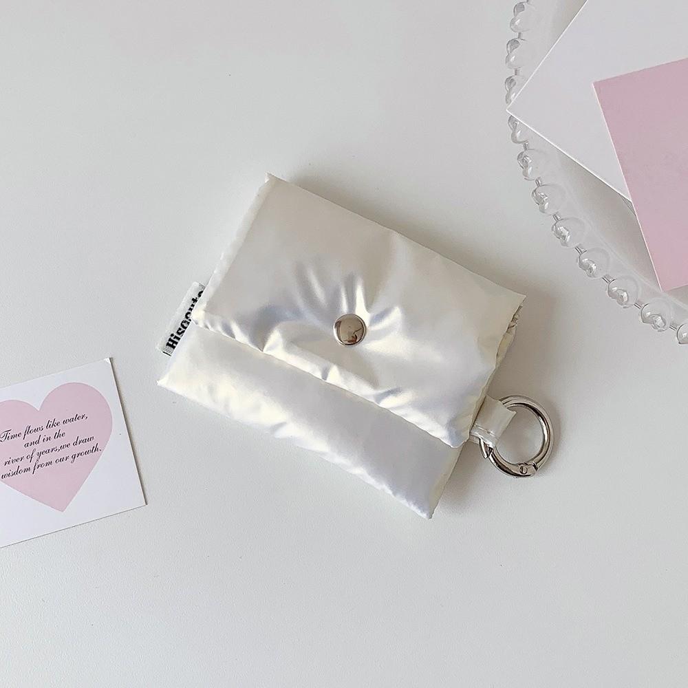 Portable with Snap-Closure Mini Puffy Pouch Shiny Shockproof Lipstick Bag Small Item Storage Earphone Storage Bag Women білий
Portable with Snap-Closure Mini Puffy Pouch Shiny Shockproof Lipstick Bag Small Item Storage Earphone Storage Bag Women білий