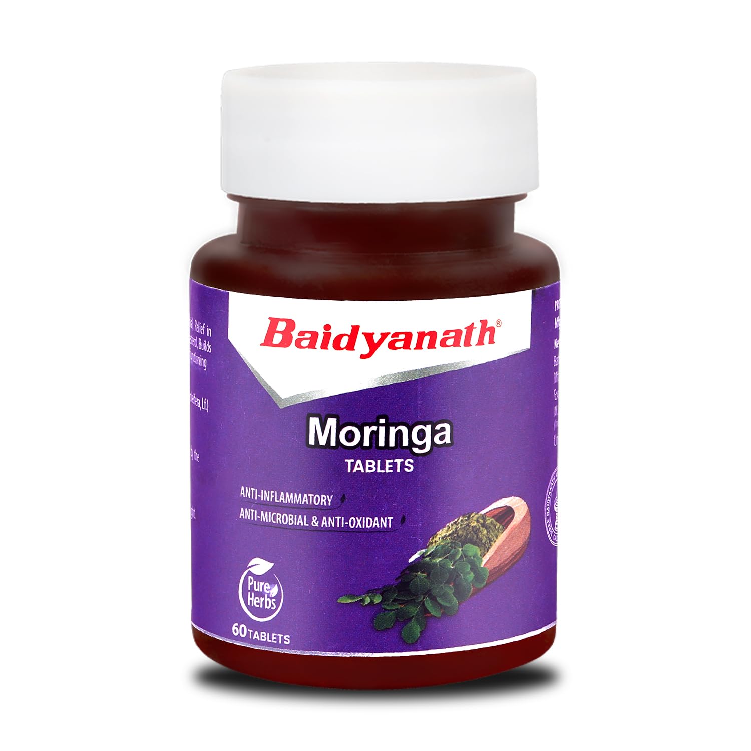 Baidyanath Moringa Tablets –Drumstick Leaf Tablets| Helpful in Overall Health and Wellness and Gut Balance 60 Tablets X Pack of 2
Baidyanath Moringa Tablets –Drumstick Leaf Tablets| Helpful in Overall Health and Wellness and Gut Balance 60 Tablets X Pack of 2