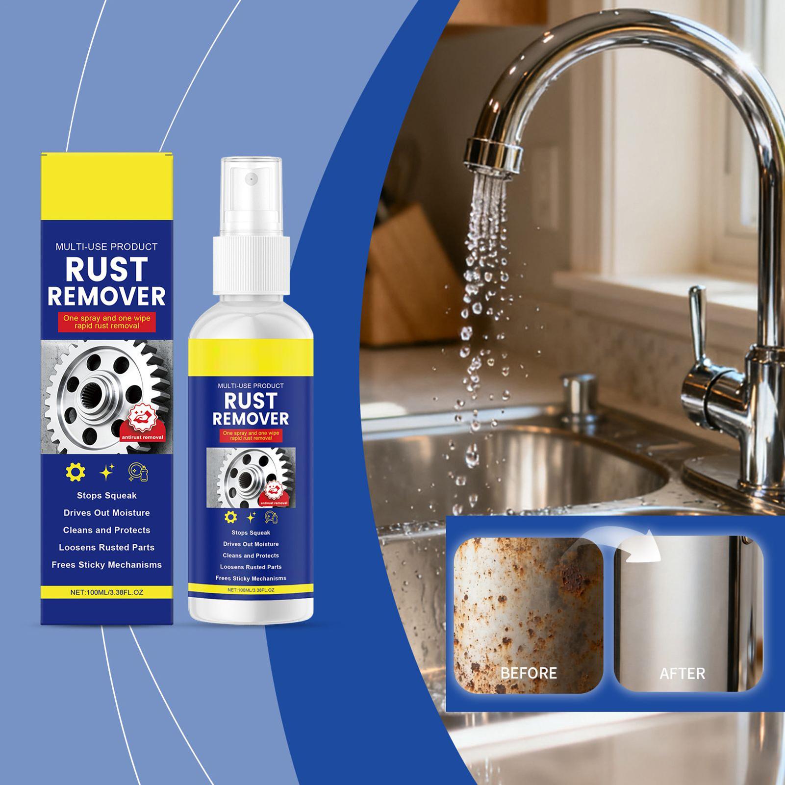 100ml Car Rust Remover Liquid Cleanser Stain Paint Metal Rust Remover For Toilet Shower Sink Bathtub Tile Bathroom Automotive 100ml
100ml Car Rust Remover Liquid Cleanser Stain Paint Metal Rust Remover For Toilet Shower Sink Bathtub Tile Bathroom Automotive 100ml