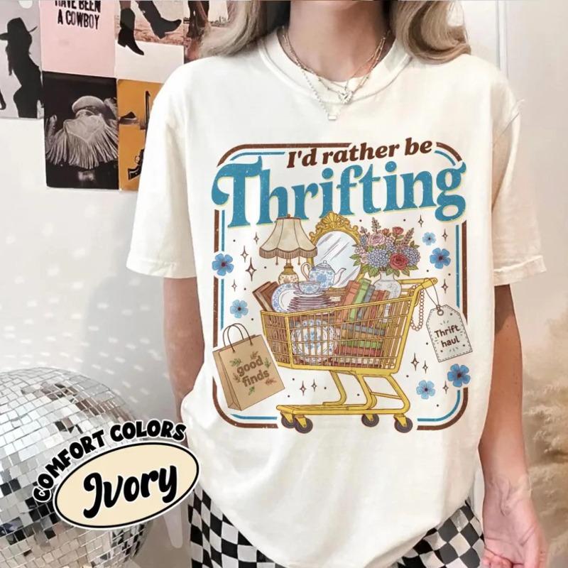 Id Rather Be Thrifting Shirt Gift For Antique Lover Thrift Aesthetic Graphic Tee Love Shopping Outfit Boutique Gifts 4XL
Id Rather Be Thrifting Shirt Gift For Antique Lover Thrift Aesthetic Graphic Tee Love Shopping Outfit Boutique Gifts 4XL