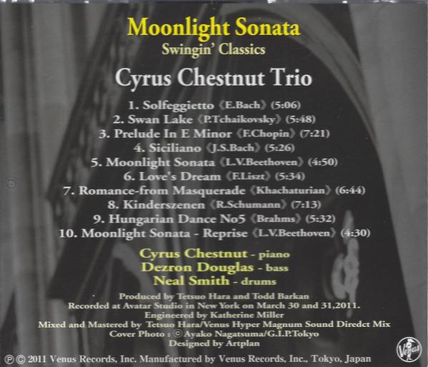 CD CYRUS CHESTNUT TRIO - Moonlight Sonata VHCD1062PROMO Venus Records 2011 Japan Jazz Used
CD CYRUS CHESTNUT TRIO - Moonlight Sonata VHCD1062PROMO Venus Records 2011 Japan Jazz Used