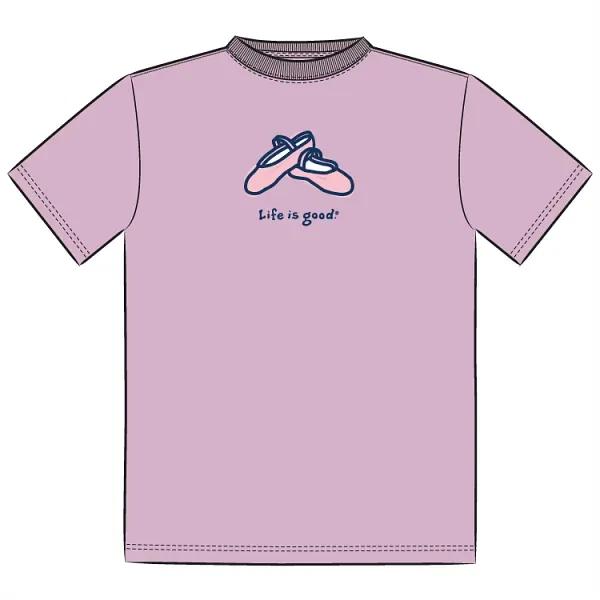 Life is Good. Toddler Ballet Slippers Short Sleeve Crusher Tee, Violet Purple L
Life is Good. Toddler Ballet Slippers Short Sleeve Crusher Tee, Violet Purple L