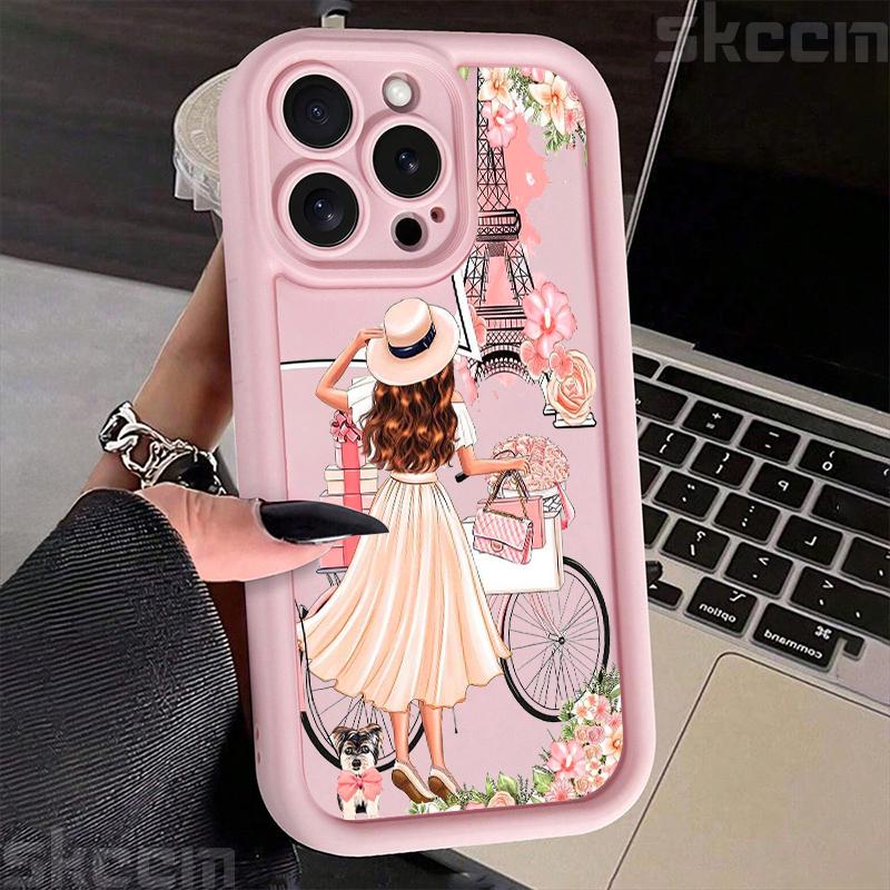 Pink Girl Flower Pattern Phone Case For iPhone 16 15 Pro Max 16E 14 13 12 11 XS X XR 7 8 Plus Shockproof Silicone Soft Cover iPhone 16
Pink Girl Flower Pattern Phone Case For iPhone 16 15 Pro Max 16E 14 13 12 11 XS X XR 7 8 Plus Shockproof Silicone Soft Cover iPhone 16