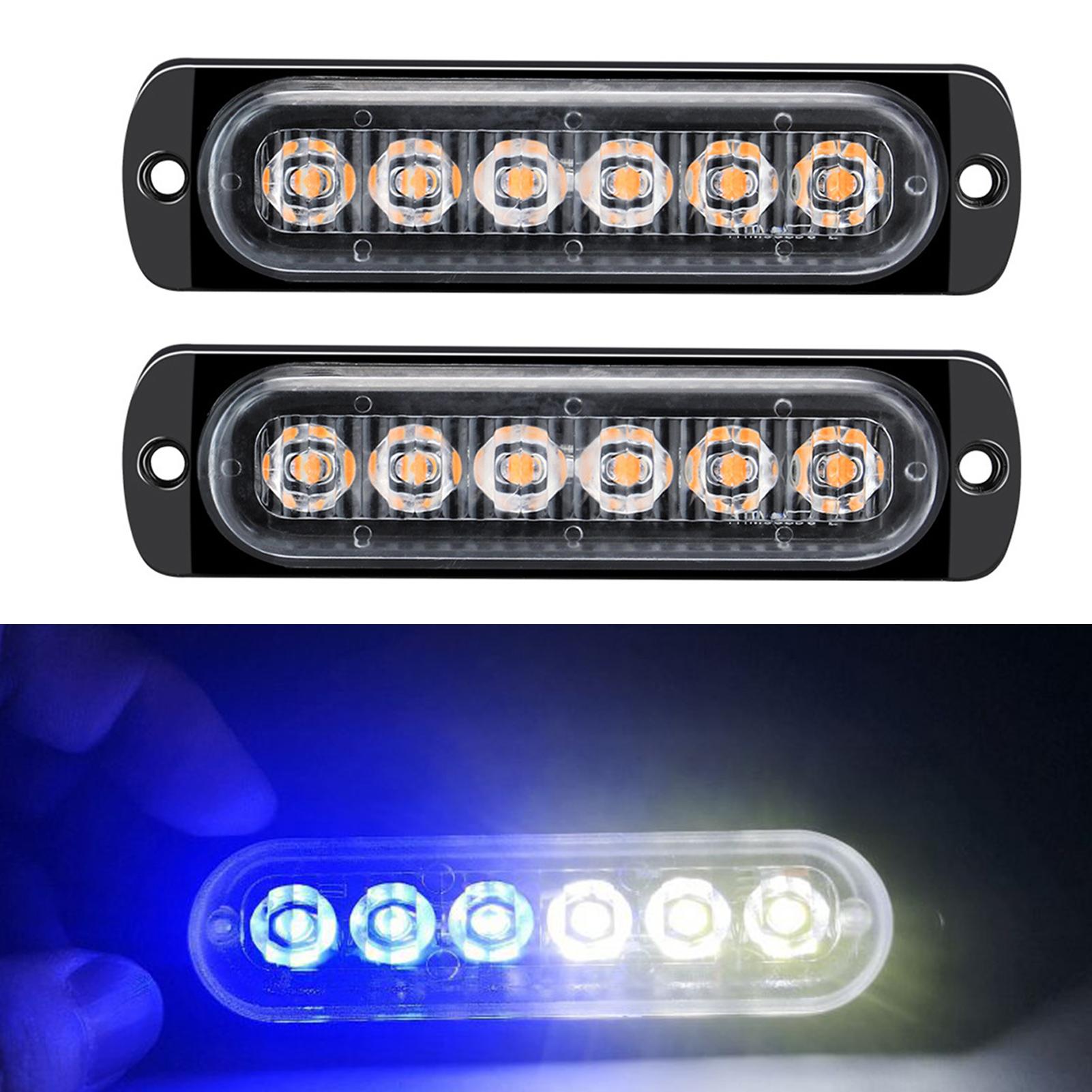 2Pcs 12-24V світлодіодні стробоскопи попереджувальні лампи попередження аварійні миготливі вогні застереження світло бар для автомобіля
2Pcs 12-24V світлодіодні стробоскопи попереджувальні лампи попередження аварійні миготливі вогні застереження світло бар для автомобіля