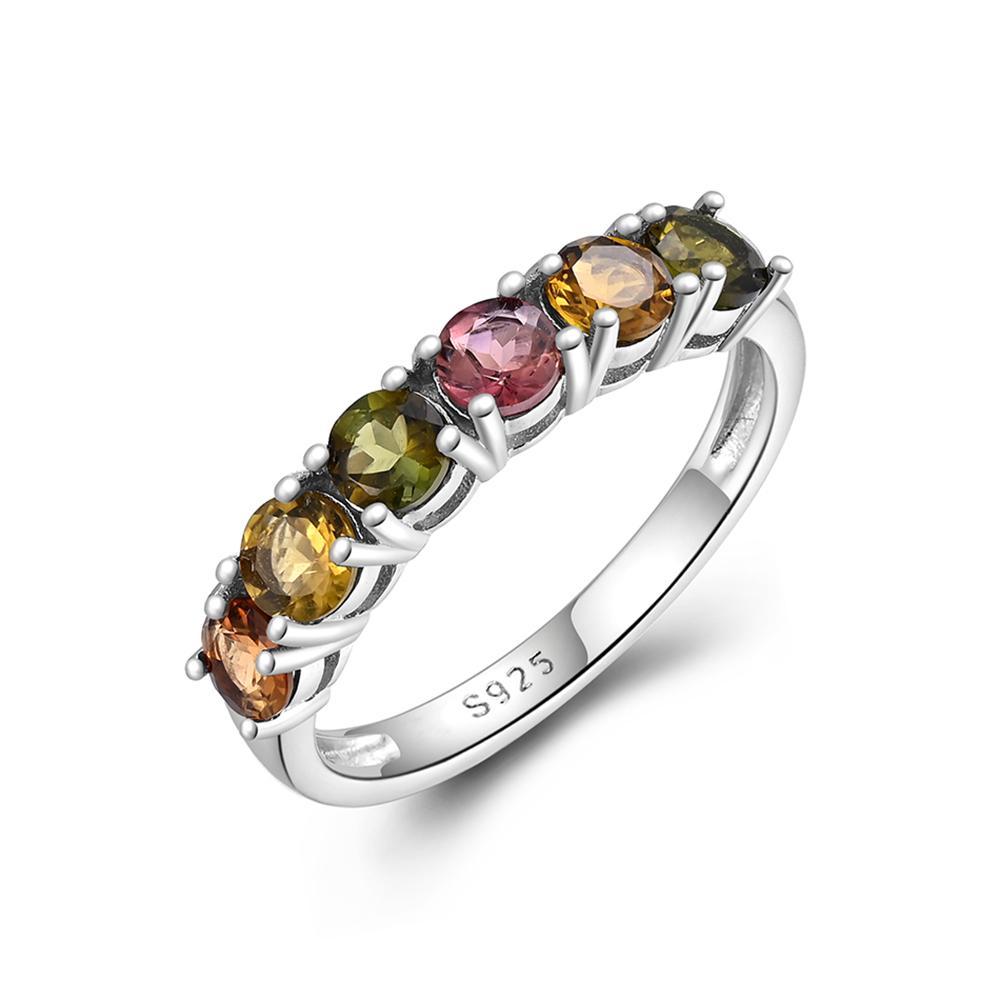 925 sterling silver simple band ring with round 4.0 colorful natural tourmaline gemstones forever Elegant design for women US RING SIZE:6# разноцветный
925 sterling silver simple band ring with round 4.0 colorful natural tourmaline gemstones forever Elegant design for women US RING SIZE:6# разноцветный
