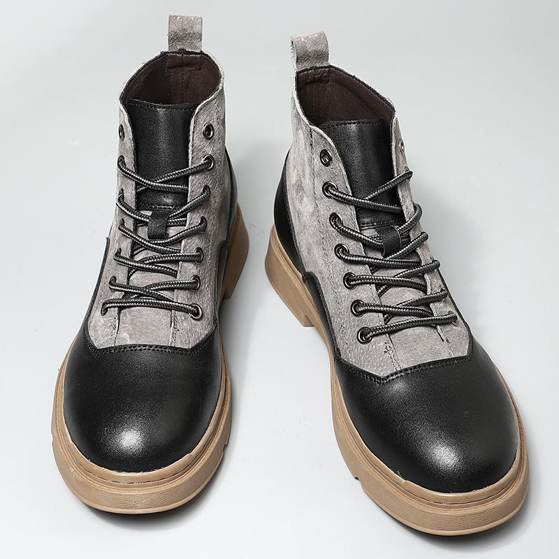 Men s Boots Outdoor High-top Lace Thick Bottom Non-slip High-top Wear-resistant Flat Heel Youth Trend Spring and Autumn Trend
Men s Boots Outdoor High-top Lace Thick Bottom Non-slip High-top Wear-resistant Flat Heel Youth Trend Spring and Autumn Trend