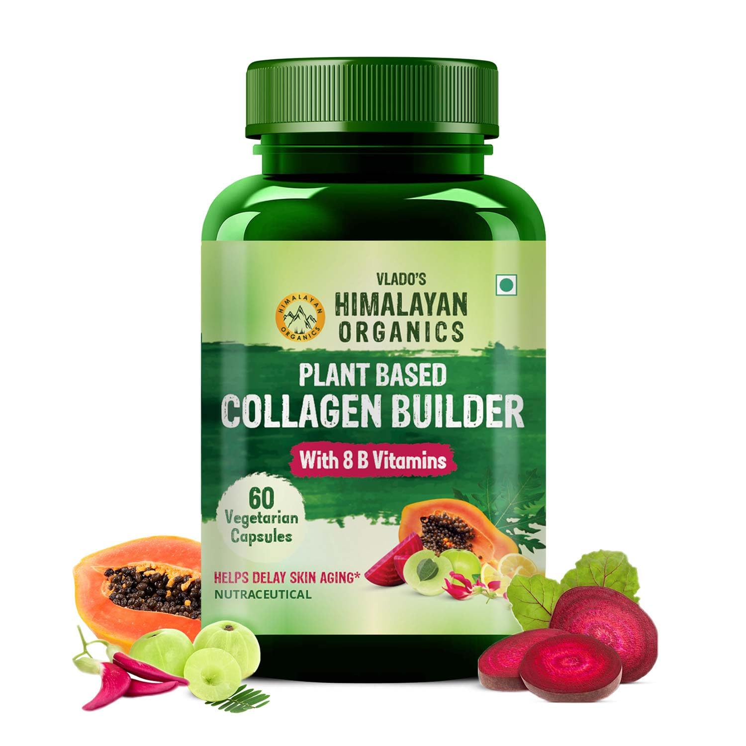 Vlado s Himalayan Organics Plant Based Collagen Builder Capsules For Hair Skin Nail Support With Biotin Vitamin C 60 Count
Vlado s Himalayan Organics Plant Based Collagen Builder Capsules For Hair Skin Nail Support With Biotin Vitamin C 60 Count